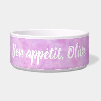 Tigela para Pet Bon Appétit Aquarela Elegante