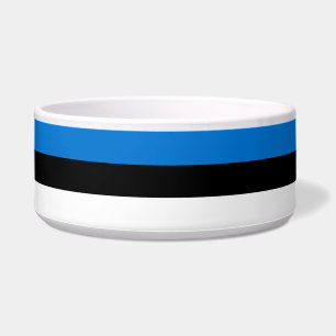 Tigela para Pet com Bandeira da Estônia