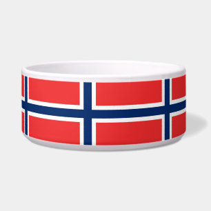 Tigela para Pet com Bandeira da Noruega