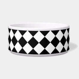 Tigela para Pet com Padrão Chevron Elegante para A