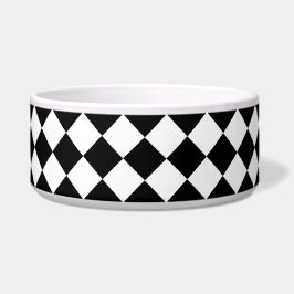 Tigela para Pet com Padrão Chevron Elegante para A