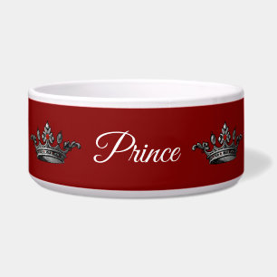 Tigela para Pet Crown Red Prince