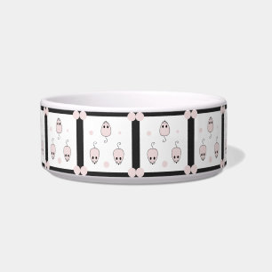 Tigela para Pet de Estética Suave com Padrão de Ra
