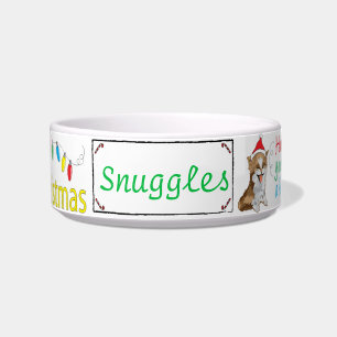 Tigela para PET de Natal "Furry Little..." Média