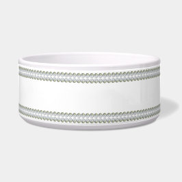 Tigela para Pet de Prata sobre Branco