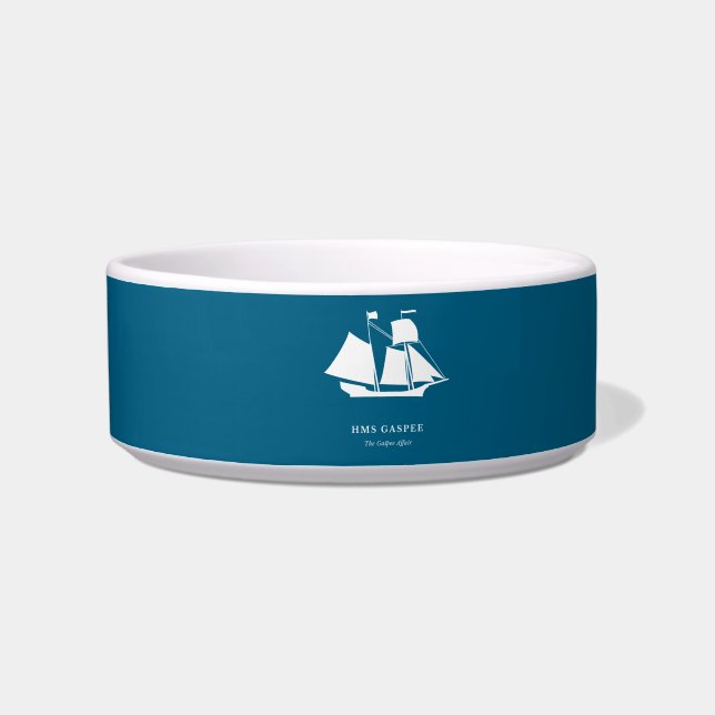 Tigela para Pet — HMS Gaspee (Esquerda)