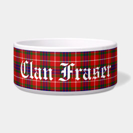 Tigela para Pet Padrão Xadrez Tartan do Clã Fraser