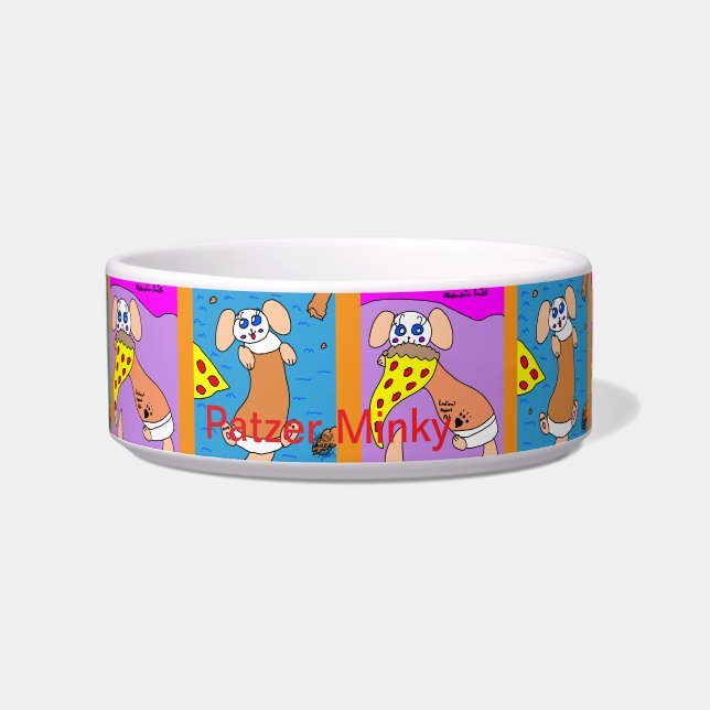 Tigela para Pet Patzer Minky Média (Frente)