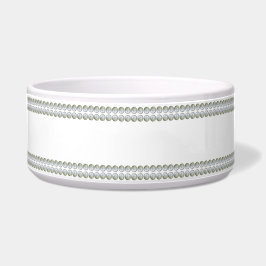 Tigela para Pet Prata em Branco