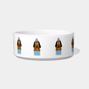 Tigela Parabéns Pup Cerâmica Pet Bowl