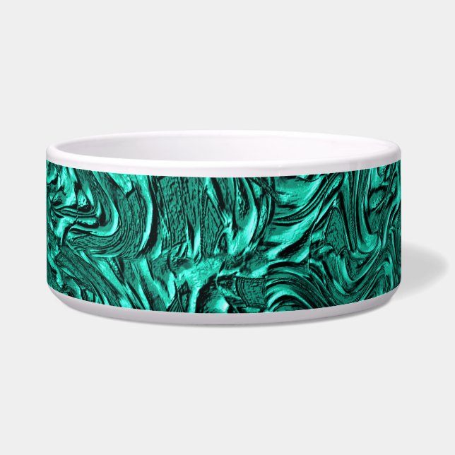 Tigela Parece jade verde texturizado de parede (Frente)