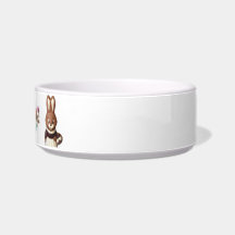 Páscoa Bunny 3D Pet Bowl