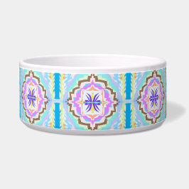 Tigela Pastel Dream Boho Geometric Kaleidoscope