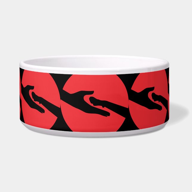 Tigela Pata acima Design (Frente)