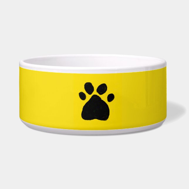 Tigela Pata de Cães Feliz (Frente)