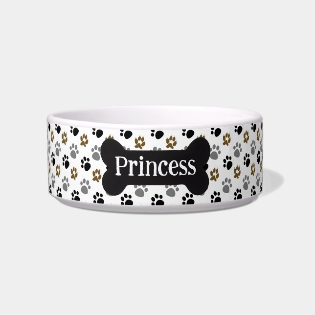 Tigela Patas Bonitas Personalizadas (Frente)