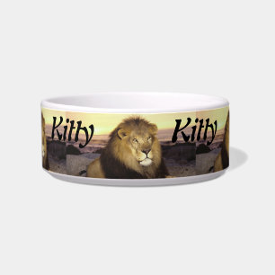 Tigela Pato de Gato de Leão Personalizado