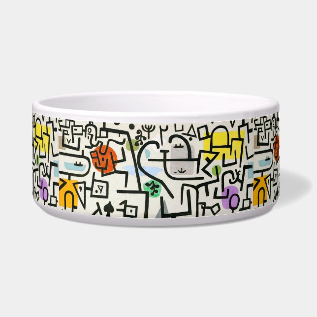 Tigela Paul Klee Rich Harbor Abstrato Expressionismo (Frente)