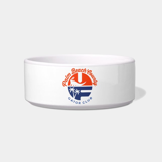 Tigela PBC Gator Club® cerâmica para animais de companhia (Frente)