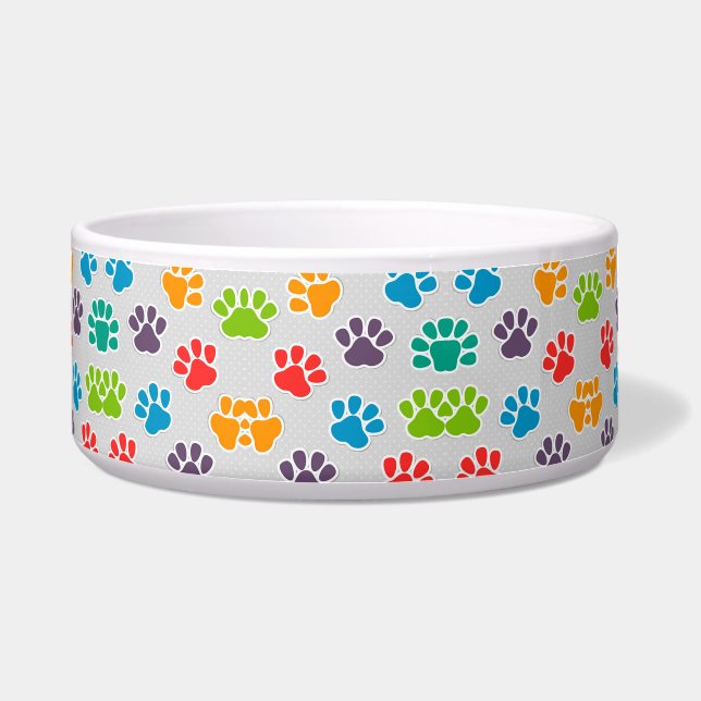 Tigela Pegadas de cães Pet Bowl (Frente)