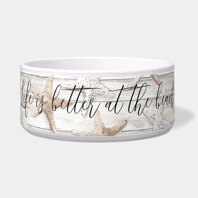 Tigela Peixe de Starfish Tropical Ocean Beach (Frente)