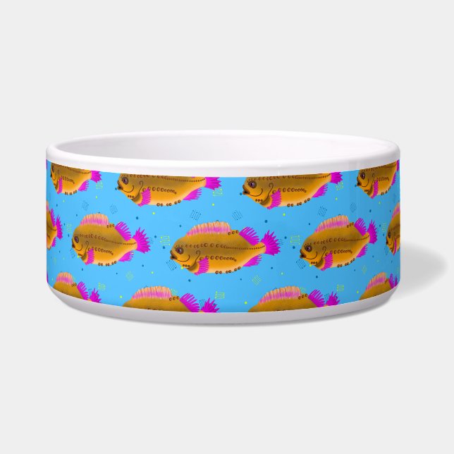 Tigela Peixe elétrico_laranja (Frente)