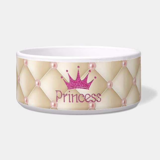 Tigela Pérolas Charmosas e Elegantes, Tiara, Princesa, Br (Frente)