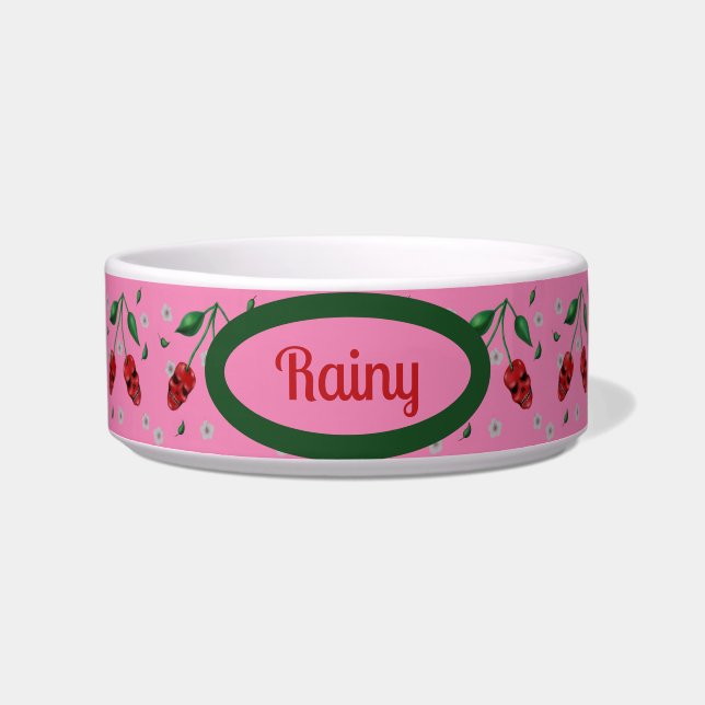 Tigela personalizada Cherry Skulls (Frente)