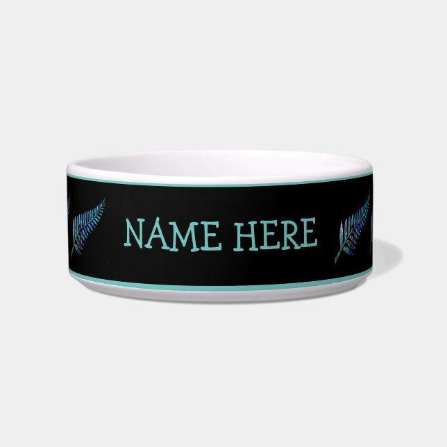 TIGELA PERSONALIZADA DE FERN E PAUA DA NOVA ZELÂND (Frente)