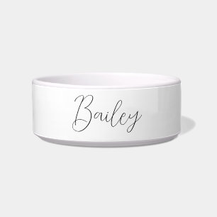 tigela personalizada de nome de estimação de scrip