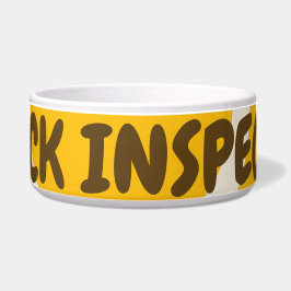 Tigela Personalizada Divertida para Pet – “Inspeto