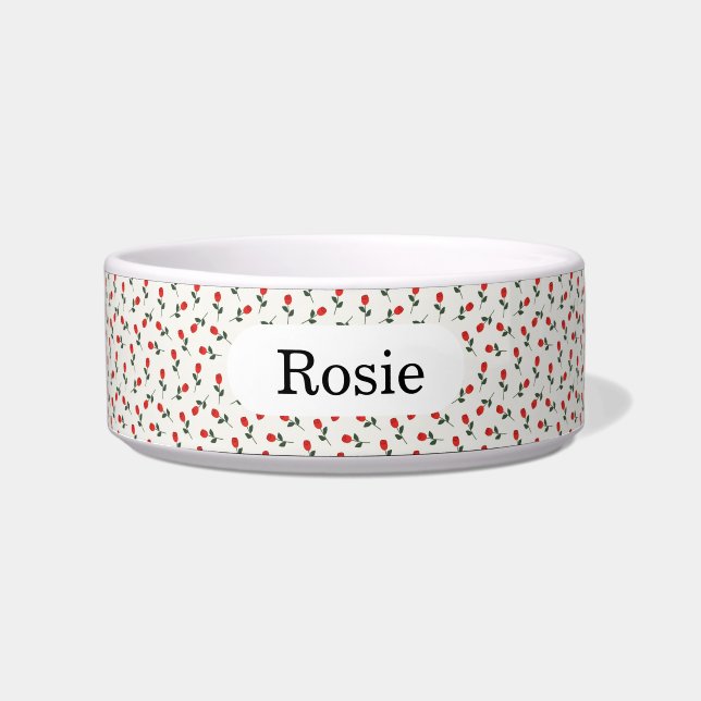 Tigela personalizada para animais de estimação com (Frente)
