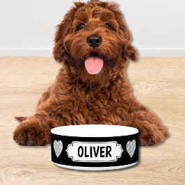 Tigela Personalizada para Cachorro com Nome em Pre