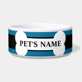 Tigela Personalizada Para Pet Com Design De Osso