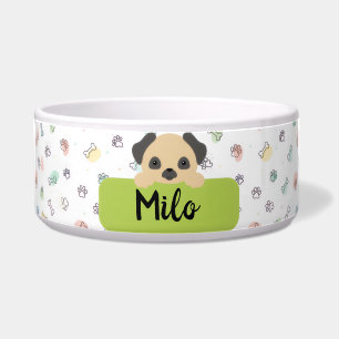 Tigela personalizada para pet de desenho animado c