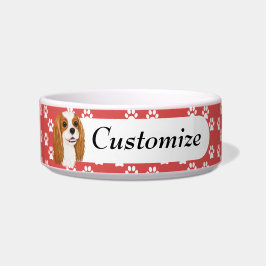 Tigela Personalizado Blenheim Cavalier King Charles Spani