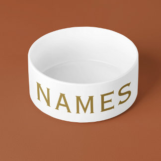 Tigela Personalizado Com Sobrenome ou Apelido Neles