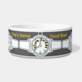 Tigela Personalizar Nome do Cachorro Hora de Comer Comida