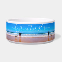 Personalize a sua Pet Photo Pet Bowl com Texto
