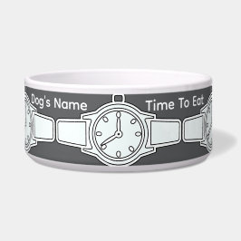 Tigela Personalize o nome do cão para comer Cinzas