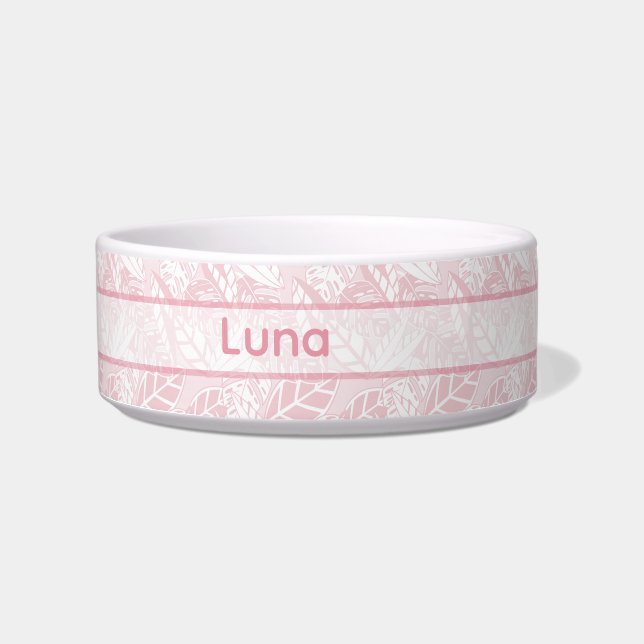 Tigela Personalized Pet Bowl with foliage (Frente)