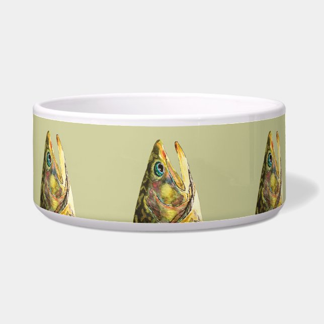 Tigela Pescador Brook Trout (Frente)