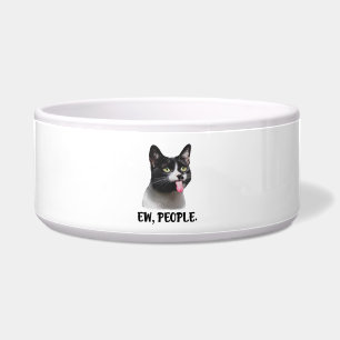 Tigela Pessoas nojentas meme de gato fofo