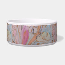 Pet Bowl abstrato Pastel Floral