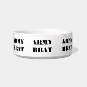 Tigela Pet Bowl Army Brat