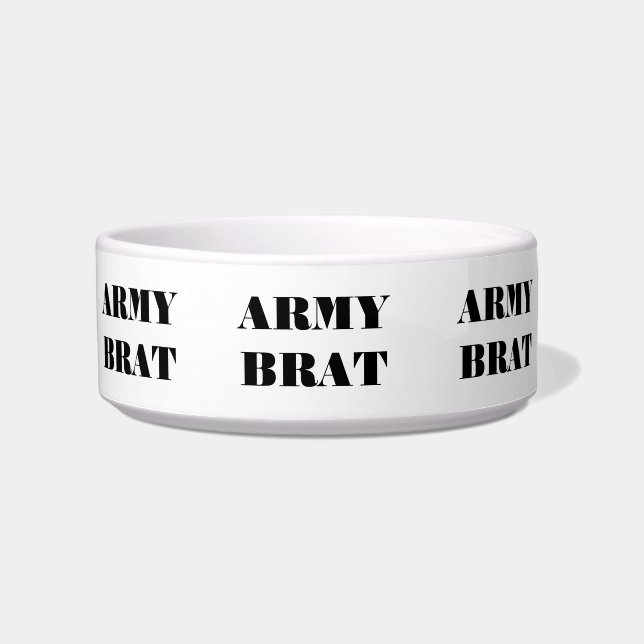 Tigela Pet Bowl Army Brat (Frente)