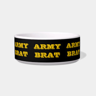 Tigela Pet Bowl Army Brat