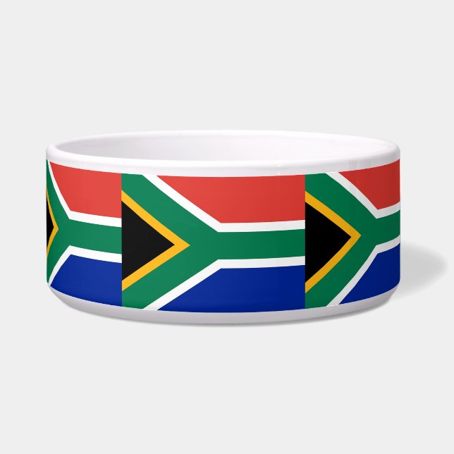 Tigela Pet Bowl, Bandeira da África do Sul (Esquerda)