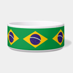 Tigela Pet Bowl, Bandeira do Brasil