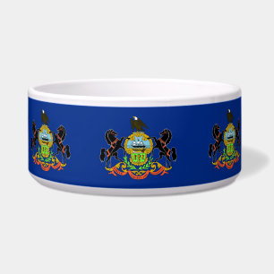 Tigela Pet Bowl, Bandeira do Estado da Pensilvânia